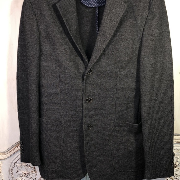 Men’s Joseph Abboud Comfortable Knit Three Button Blazer Jacket Size Medium - Picture 4 of 13